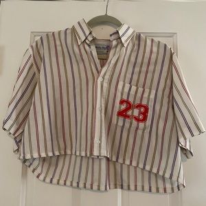 Striped button down 23